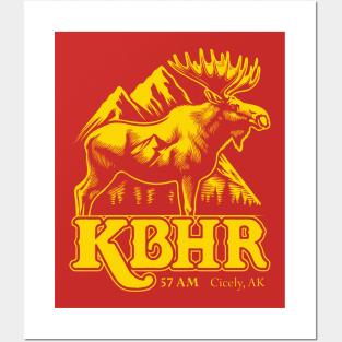 Northern Exposure Radio Station /// KBHR 57 AM Posters and Art